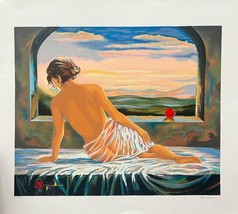 Alexander Borewko Sweet Morning Hand Signed Limited Serigraph on Paper Art - £77.12 GBP
