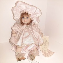 Pauline&#39;s Limited Edition Dolls ROSE Baby Doll 1168/1500 Sitting Porcelain w/Tag - £54.37 GBP