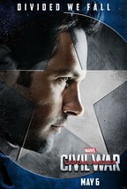 2016 Captain America Civil War Movie Poster 11X17 Marvel Iron Man Ant Man  - £9.77 GBP