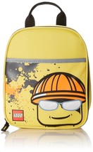 Lego City Minifigure Pvc &amp; Lead-Safe Insulated Vertical Lunch Tote Box Bag - £13.75 GBP