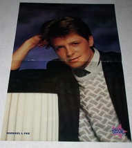 Michael J. Fox Tiger Beat Star Color Centerfold Photo Vintage 1987 Madonna  - £19.80 GBP