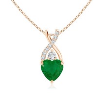 Authenticity Guarantee

ANGARA 0.7 Ct Solitaire Heart Emerald Pendant with Tw... - £577.69 GBP