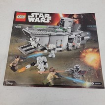 LEGO Star Wars First Order Transporter 75103 Instruction MANUAL ONLY - $9.74