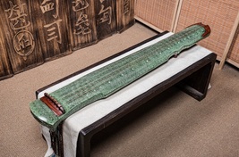 Guqin Fuxi zither cyan old fir Chinese string instruments - $699.00