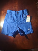 Little Wonders Size 9-12 Months Baby Boys Blue Shorts - $15.72