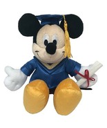 Disney Original Mickey Mouse 6&quot; Mini Graduation Plush Doll in Blue Cap a... - £13.19 GBP