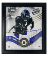 Zay Flowers Baltimore Ravens Framed 15&quot; x 17&quot; Game-Used Football Collage... - £212.74 GBP