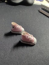 Barbie Doll Shoes Converse Pink High Tops Vintage Modern - $14.99