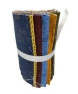Quilting Fabric Haystack (13) 5&quot; Strips Bundle Dark Multicolored NEW - $445.05 MXN