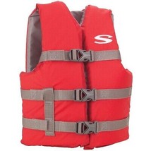 Stearns Youth Classic Vest Life Jacket 2159436 for 50-90 lbs - Red/Grey - £34.61 GBP