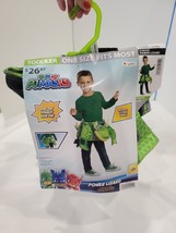 NEW Gekko Power Lizard PJ Masks Green 1 piece Halloween Costume Toddler ... - $28.47 CAD
