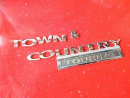 2008-2010 Chrysler Town and Country Touring Nameplate Badge Emblem Used OEM - £17.68 GBP