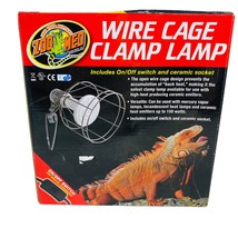 Zoo Med Wire Cage Clamp Lamp 1 Pack - (150 Watts Max) LF-10 - £15.45 GBP