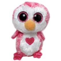 2017 Juliet The St Valentine Pink Penguin Ty Beanie Boo Plush Toy Stuffed Animal - £10.32 GBP
