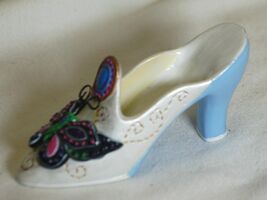 Butterfly High Heel Shoe Resin Cake Topper - $12.86
