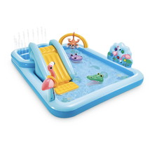 Intex 96&quot; x 78&quot; x 28&quot; Inflatable Jungle Adventure Play Center Spray Kidd... - $108.00