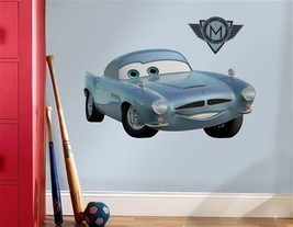 Disney&#39;s Cars 2 Finn McMissile Giant Peel and Stick Wall Decal, NEW SEALED - $17.41
