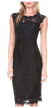 NWT  Stanzino 2609BLACKS Women&#39;s Size Large Sleeveless Lace Dress - £23.90 GBP