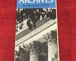VTG 1986 National Archives of The United States VISITOR&#39;S GUIDE Pamphlet - $9.85