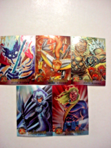 (5) 1995 Fleer Ultra X-Men Chromium Cards-EX/Mt - £10.05 GBP