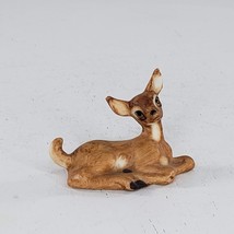 Freeman McFarlin George Good Deer Lying Down Miniature Figurine - $34.99