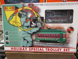 MTH 30-4028-0 Holiday Special Trolley Train Set MIB  SH - $118.75