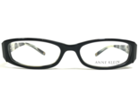 Anne Klein Eyeglasses Frames AK8060 170 Black Ivory Rectangular 50-16-130 - $51.22