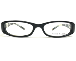 Anne Klein Eyeglasses Frames AK8060 170 Black Ivory Rectangular 50-16-130 - £40.27 GBP