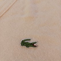 Vintage Izod Lacoste Jumper Men's Medium Tan/Beige Pullover Sweatshirt Acrylic M image 3