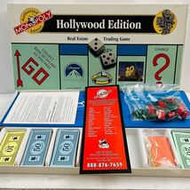Vintage Monopoly Hollywood Edition 1997 Real Estate Trading Board Game H... - $97.71 CAD