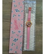 1997 Avon Barbie Wrist Watch New in Box Pink Band Round Face - $26.91 CAD