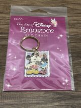 USPS The Art Of Disney ROMANCE Mickey &amp; Minnie Mouse Key Fob Chain Holde... - $12.86