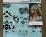 Baby Blue Bandana Towel Scarf Cotton Easy to Personalize 22&#39;&#39;x22&#39;&#39; NEW - £4.50 GBP