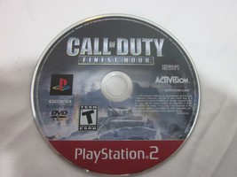 Call Of Duty Finest Hour (Play Station 2 PS2) No Tracking - Disc Only Tested - £3.98 GBP