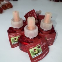 3 NEW Yankee Candle ScentPlug Refill Cranberry Pear NWT .625fl Oz Air Freshener  - £24.12 GBP