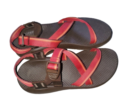 Chaco Z1 woman&#39;s Sandals Pink Red Orange Brown sz 8 - £29.86 GBP