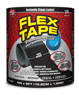Flex Tape Strong Rubberized Waterproof Tape, 4 Inches x 5 Feet, Black - $23.79