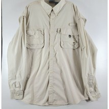 PT Sportswear Men&#39;s Shirt 2XL  Button Down Vented Shirt Camping Hiking Fishing - £6.44 GBP