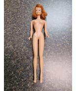 Vintage Midge Barbie Doll Blue Eyes Straight Leg Red Hair Freckles 1958 ... - £39.21 GBP