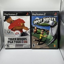 Tiger Woods PGA Tour 06 PlayStation 2 PS2 - &amp; Hot Shots Golf 3 Bundle - £7.41 GBP