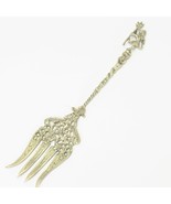 Vintage Montagnani Italy Brass Repousse Lion with Scepter Serving Fork 1... - $24.49