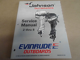 1997 Johnson Evinrude Fuoribordo 2 Thru 8 Servizio Manuale 507261 OEM Barca - £15.20 GBP