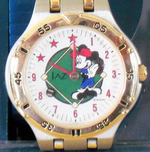 Brand-New! Disney Jaz Baseball Mickey Mouse Watch! Two Tone! Stunning! retired!  - £132.21 GBP