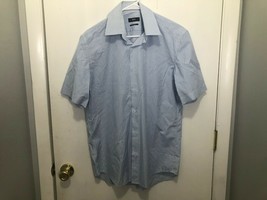 Boss Hugo Boss Regular FIt Short Sleeve Shirt Men&#39;s Size 15.5 Gingham Check - $18.80