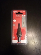 Milwaukee 48-89-9204 #4 Step Drill Bit, 3/16&quot; - 7/8&quot; x 1/16&quot; - $49.34 CAD