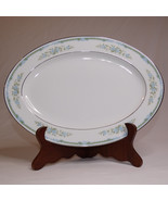 Four Crown China Japan Lexington 370 Blue Flowers Oval Large Serving Pla... - $13.30 CAD