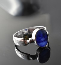 925 Sterling Silver Sapphire Sz 2-14 Oval Handmade Ring Women Her Gift GRS-1471 - £41.31 GBP+