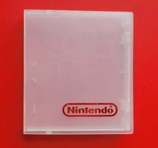 Original Official Nintendo NES Hard Shell Clear Red Logo Plastic Game Case - £8.90 GBP
