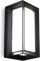 Modern Outdoor Wall Light Fixture Sconce Led Black Exterior Porch Garage... - £46.92 GBP