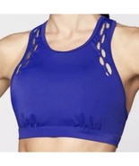 ATHLETA electric blue high neck sports bra style swim top size 34 B/C sp... - $38.47 CAD